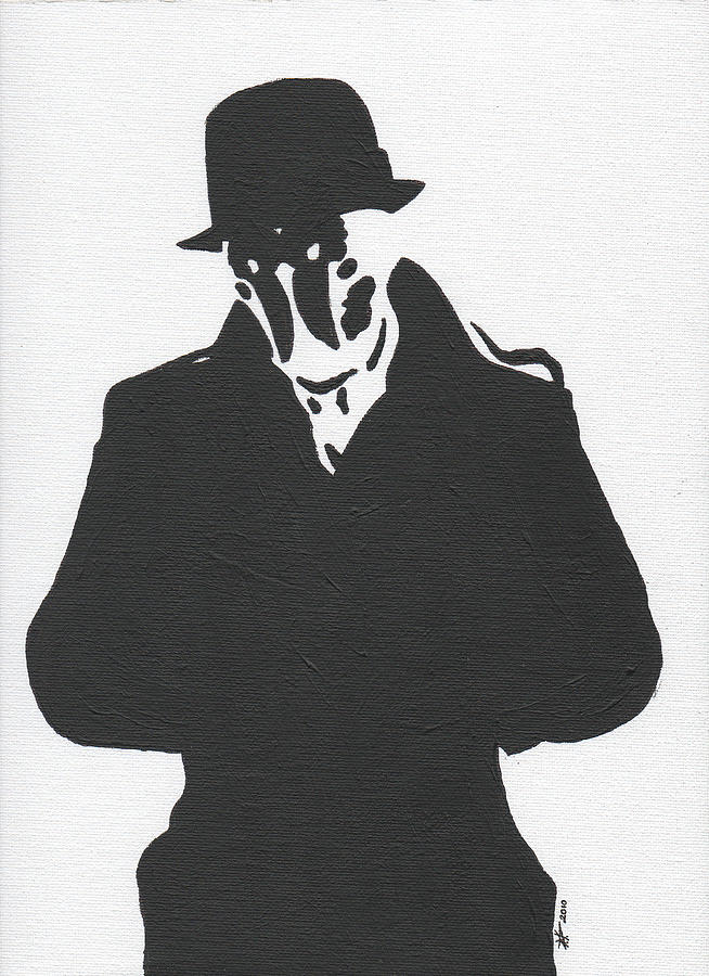 654x900 Rorschach Painting By Kris Night - Rorschach Painting