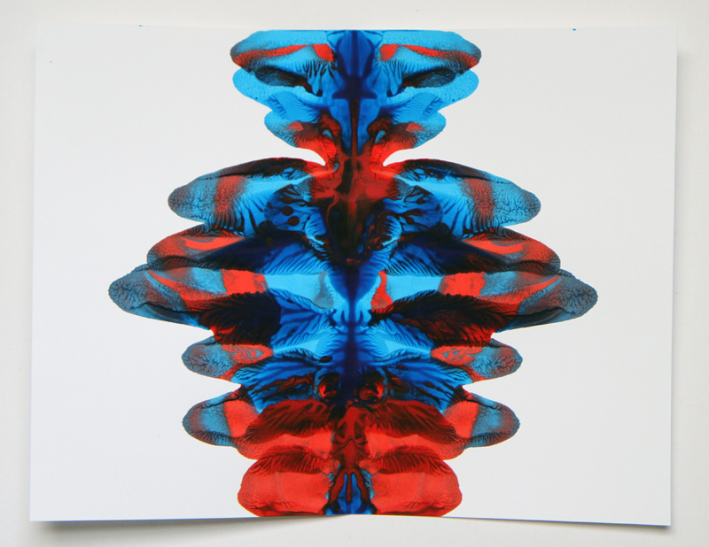 800x618 Rorschach Test Esque Paint Technique 2452 Projects - Rorschach Painting