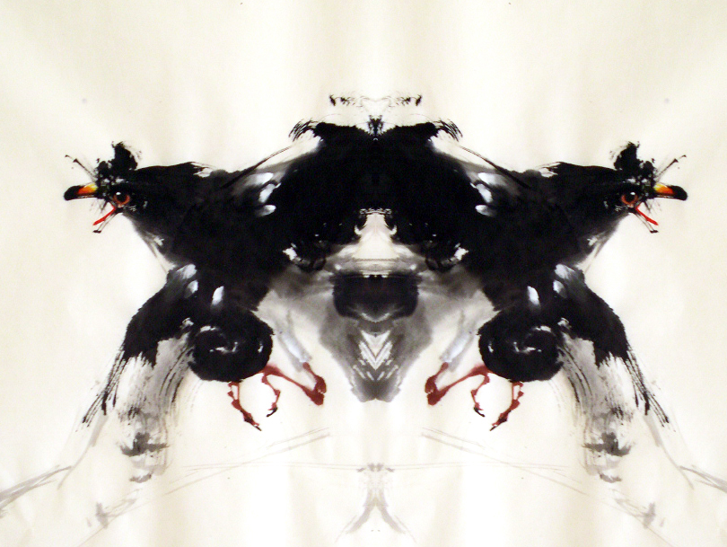 810x609 Rorschach On Behance - Rorschach Painting