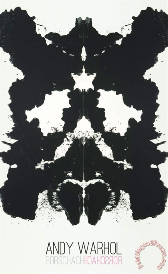 587x960 Andy Warhol Rorschach 1984 Painting - Rorschach Painting