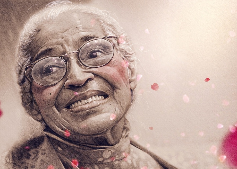 920x657 Rosa Parks , An Art Print By Pedro Gomes - Rosa Parks Painting