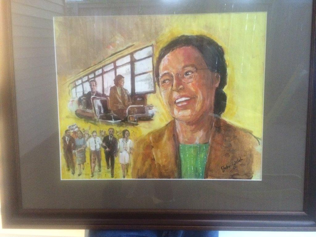 1024x768 Rosa Parks Painting, Sept - Rosa Parks Painting