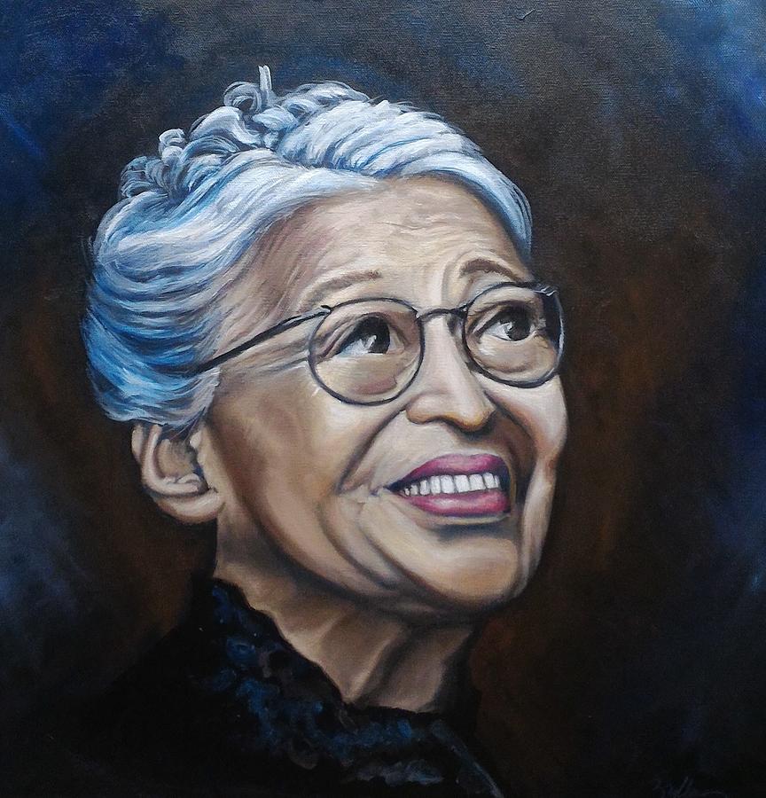 Rosa Parks Painting at PaintingValley.com | Explore collection of Rosa ...