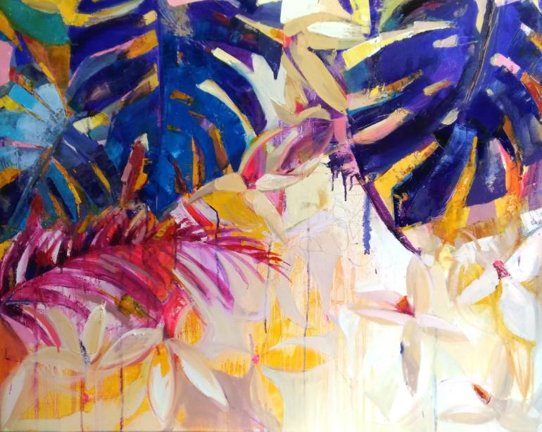 770x613 Saatchi Art The Island Of The Rosary Painting By Aleksandra Adamczak - Rosary Painting