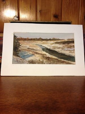 300x400 Roscoe Misselhorn Original Watercolor Painting - Roscoe Painting