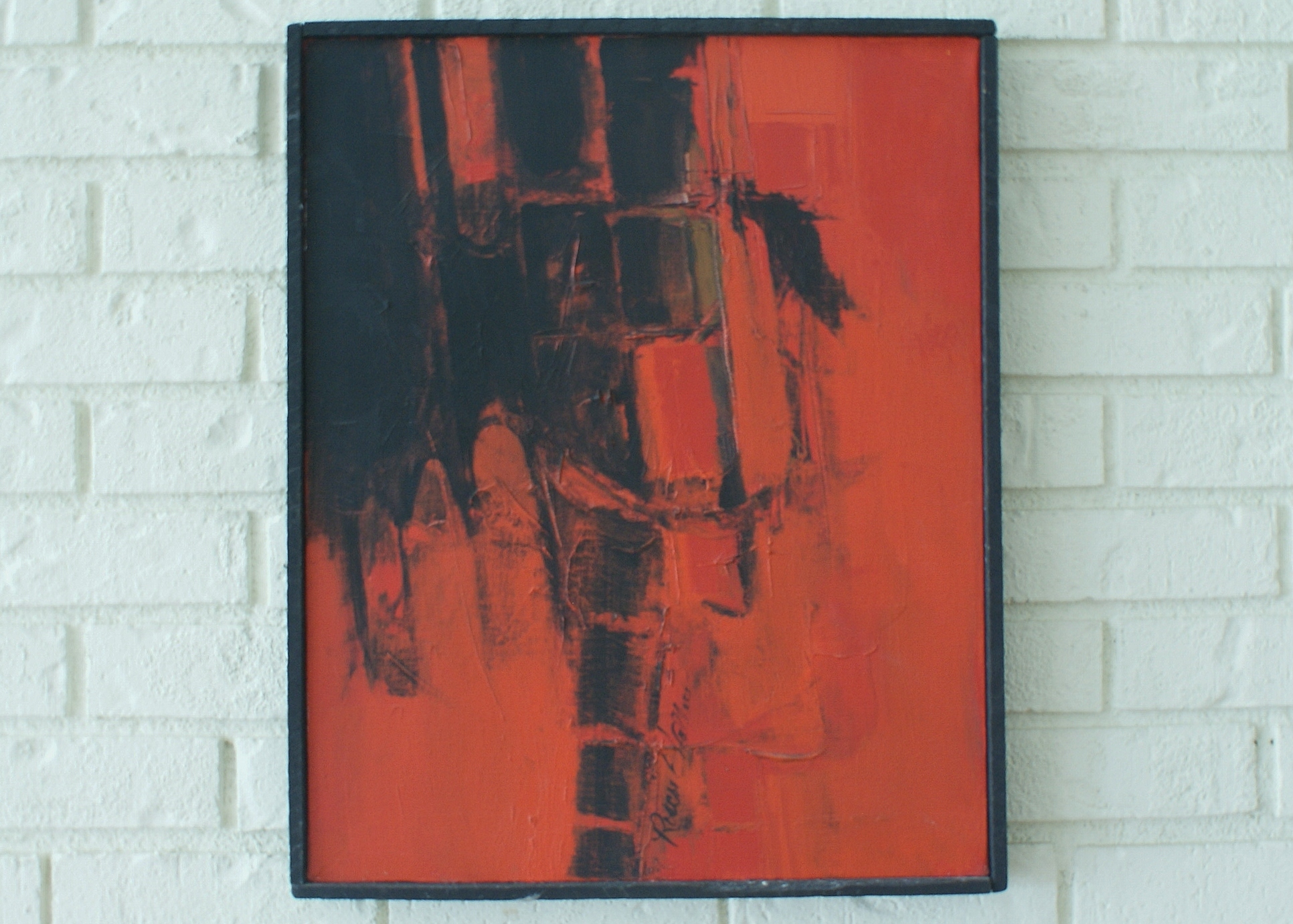 1932x1381 Roscoe Wallace Abstract Oil On Canvas Painting 1 Ebth - Roscoe Painting