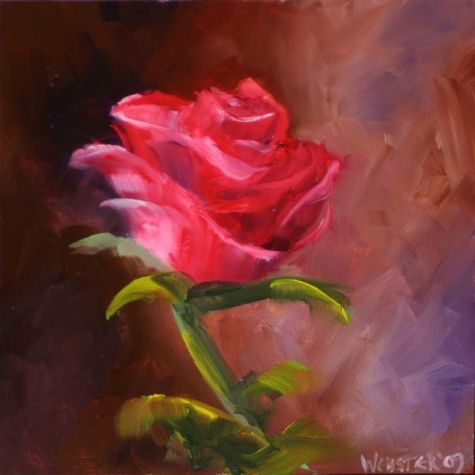 475x475 By Any Other Name , Triptych - Rose Art Painting