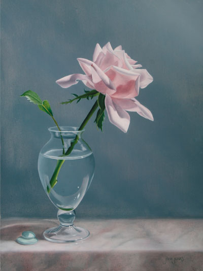 400x534 How To Paint Rose Petals, Jane Jones, Oil Painting Flowers, Still Life - Rose Flower Painting