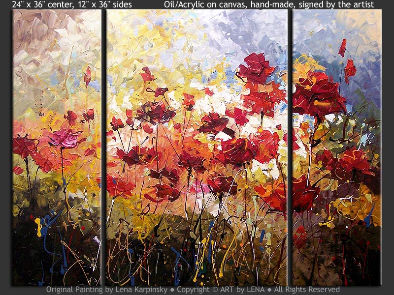 800x600 Painting The Roses Red Art By Lena - Rose Garden Painting