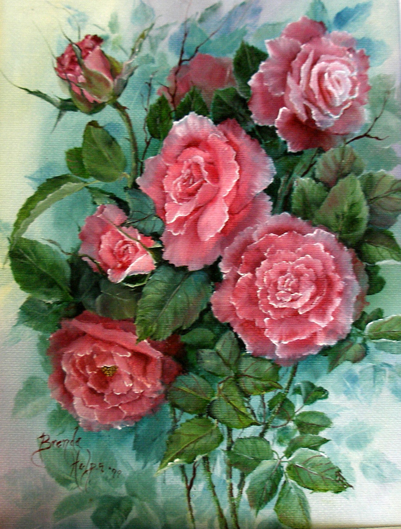 Rose Painting Images at PaintingValley.com | Explore collection of Rose ...