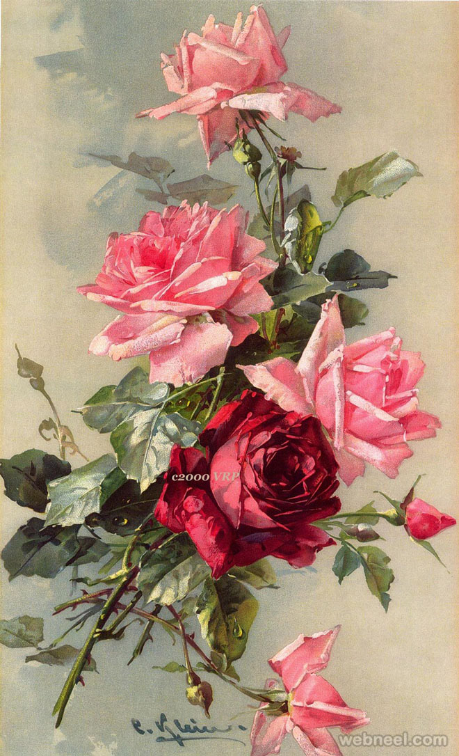 660x1086 Rose Painting Cklein 13 - Rose Painting Images