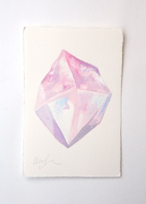 570x798 Rose Quartz Point - Rose Quartz Painting