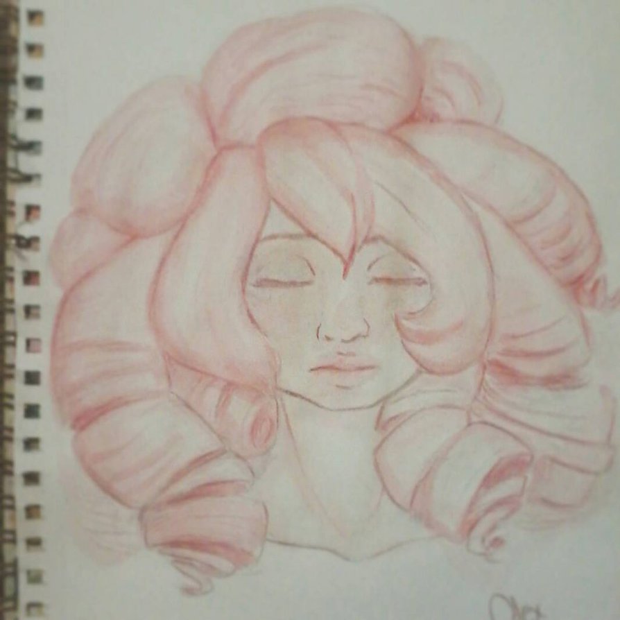 894x894 Rose Quartz [Su] Painting By 0lextheartist - Rose Quartz Painting