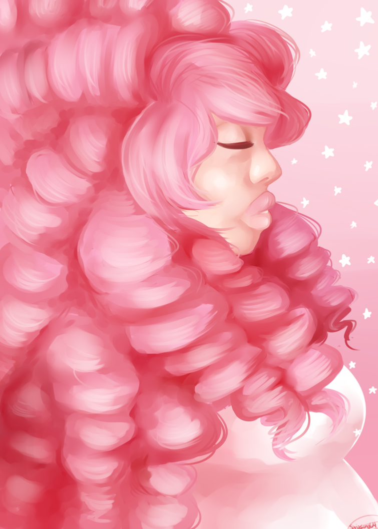 755x1057 Su Rose Quartz Painting Test By Sariasong64 - Rose Quartz Painting