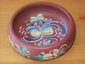 300x227 Norway Norwegian Rosemaling Wooden Bowl Hand Painted Folk Art - Rosemaling Painting