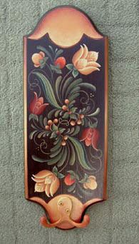 195x342 Rosemaling Cube, Decorative Paintings And Folk Art - Rosemaling Painting