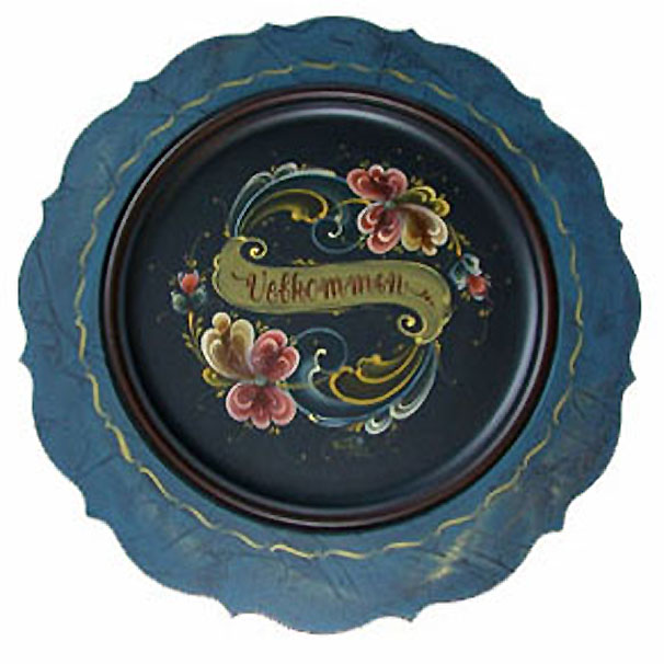 606x606 History Of Rosemaling - Rosemaling Painting