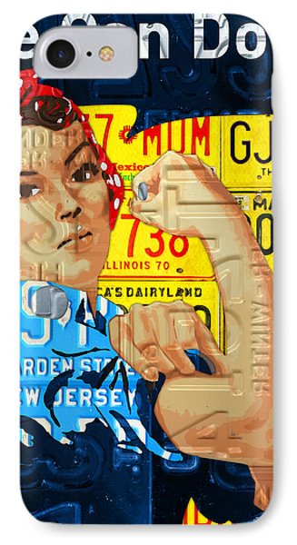 327x600 Rosie The Riveter Iphone 8 Cases Fine Art America - Rosie The Riveter Original Painting
