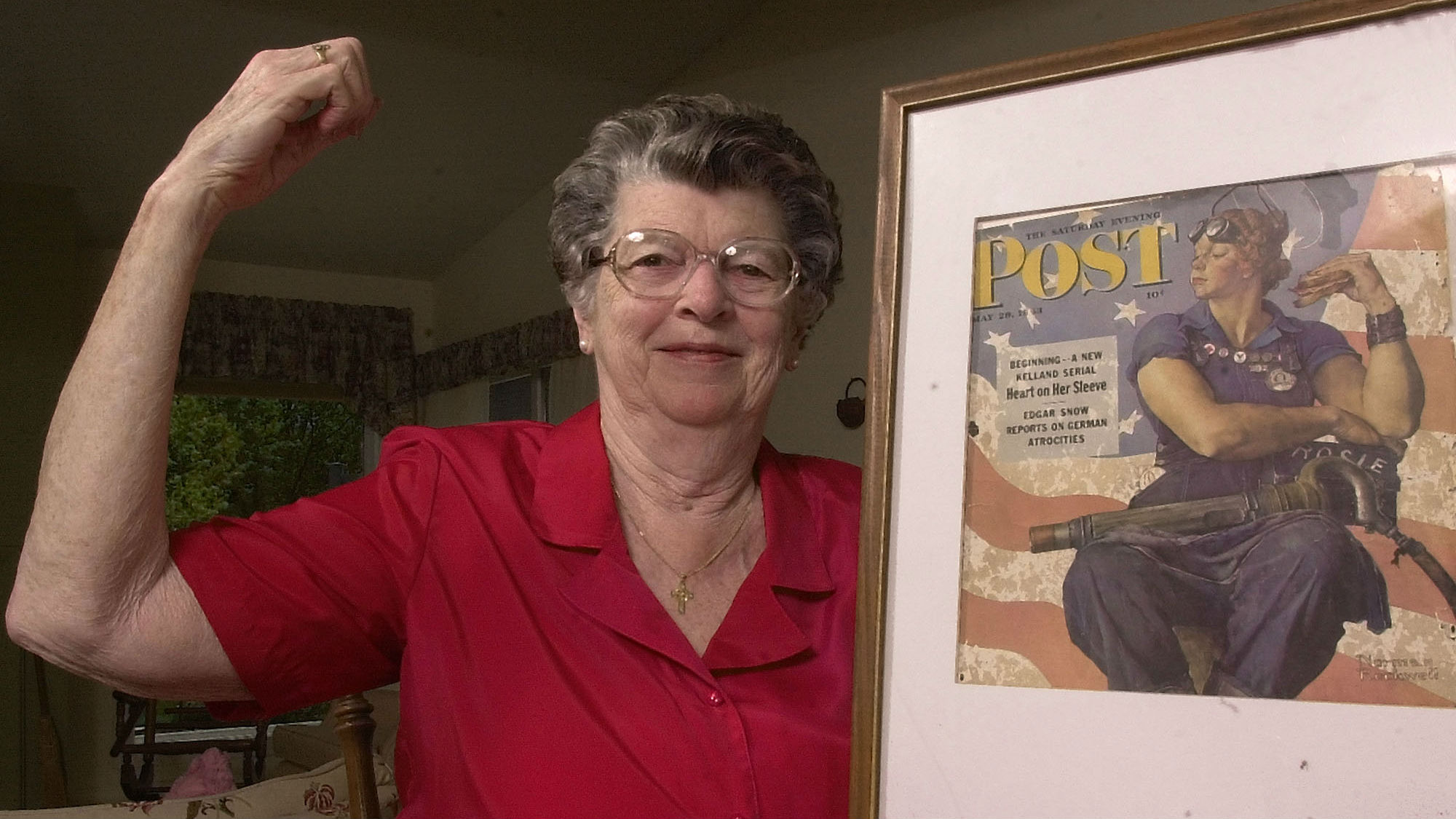 2000x1125 The Woman Who Inspired The Has Died - Rosie The Riveter Original Painting