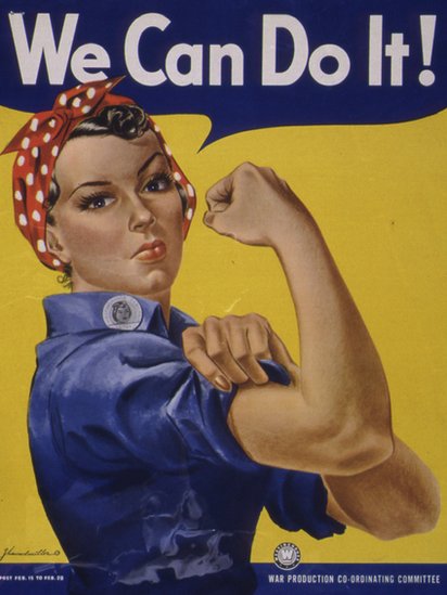 412x549 Bbc Religion Amp Ethics - Rosie The Riveter Original Painting