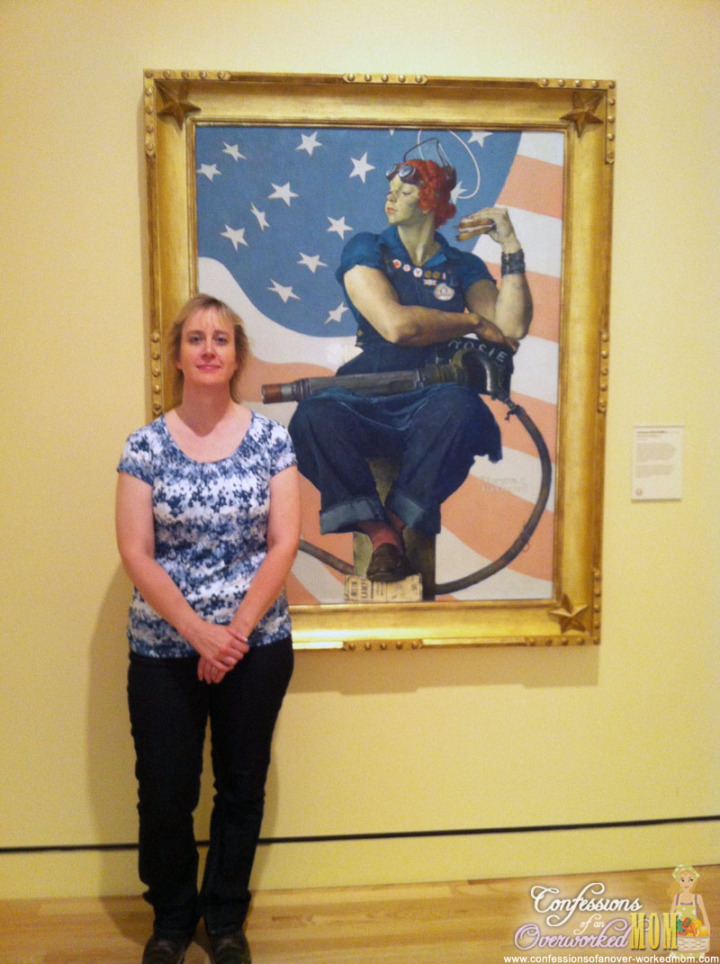 800x1071 Crystal Bridges Museum Of American Art In Arkansas - Rosie The Riveter Original Painting