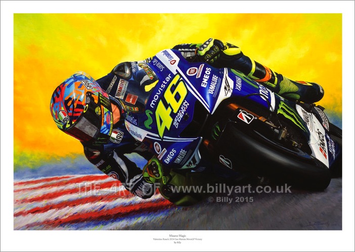 702x497 Valentino Rossi - Rossi Painting