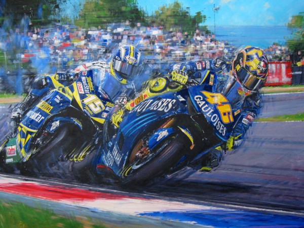 600x450 Exclusive Opportuntity To Purchase Historically Significant Motogp - Rossi Painting