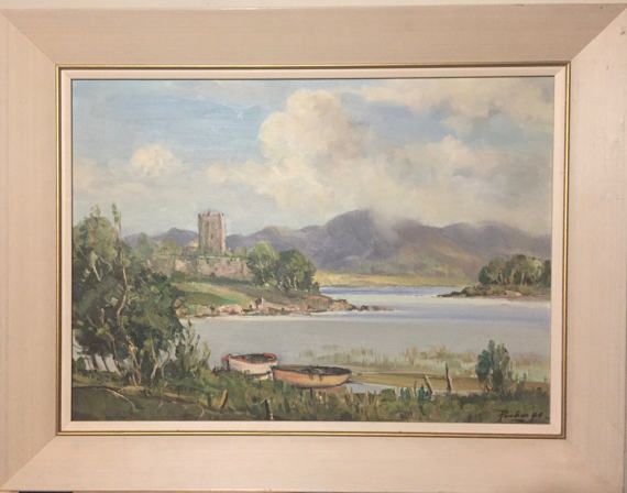 570x448 Rossini Oil Painting Original Early 20th Century Oil Painting - Rossini Oil Painting