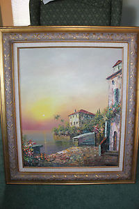 200x300 Stunning Rossini Original Oil Painting Canvas Tuscany Land - Rossini Oil Painting