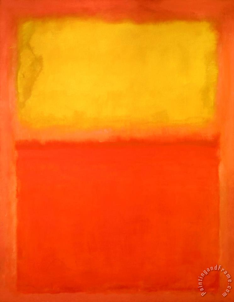 744x960 Mark Rothko Orange And Yellow Painting - Rothko Painting