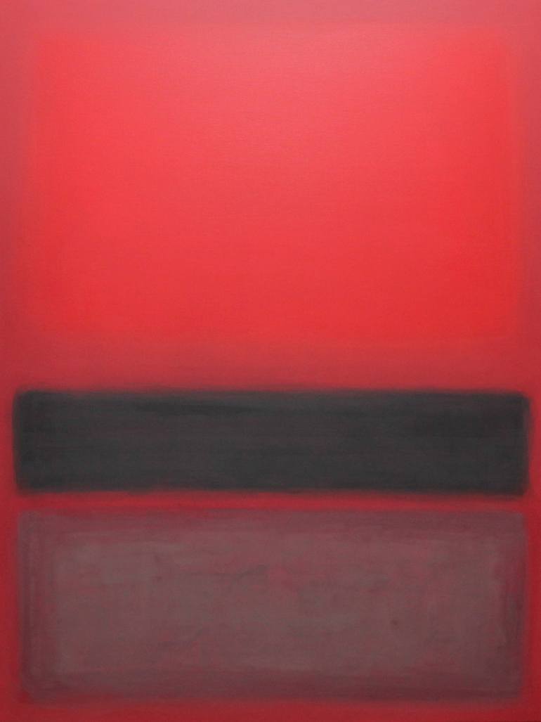 770x1027 Saatchi Art Timeless Red Rothko Painting By Paresh Nrshinga - Rothko Painting