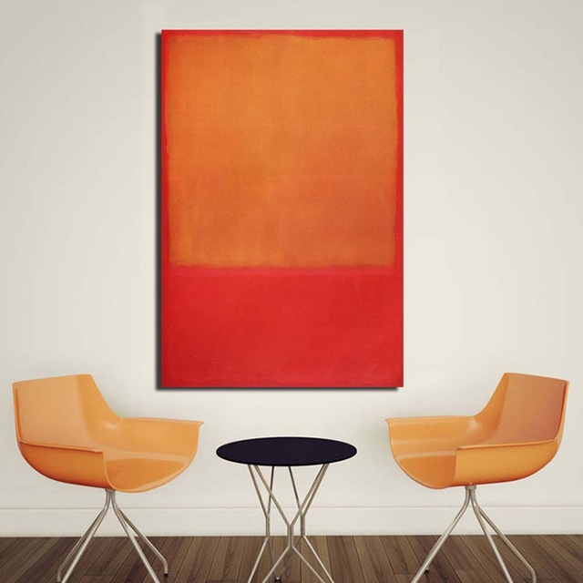 640x640 Jqhyart Mark Rothko Classical Oil Painting Canvas Print Wall Art - Rothko Painting