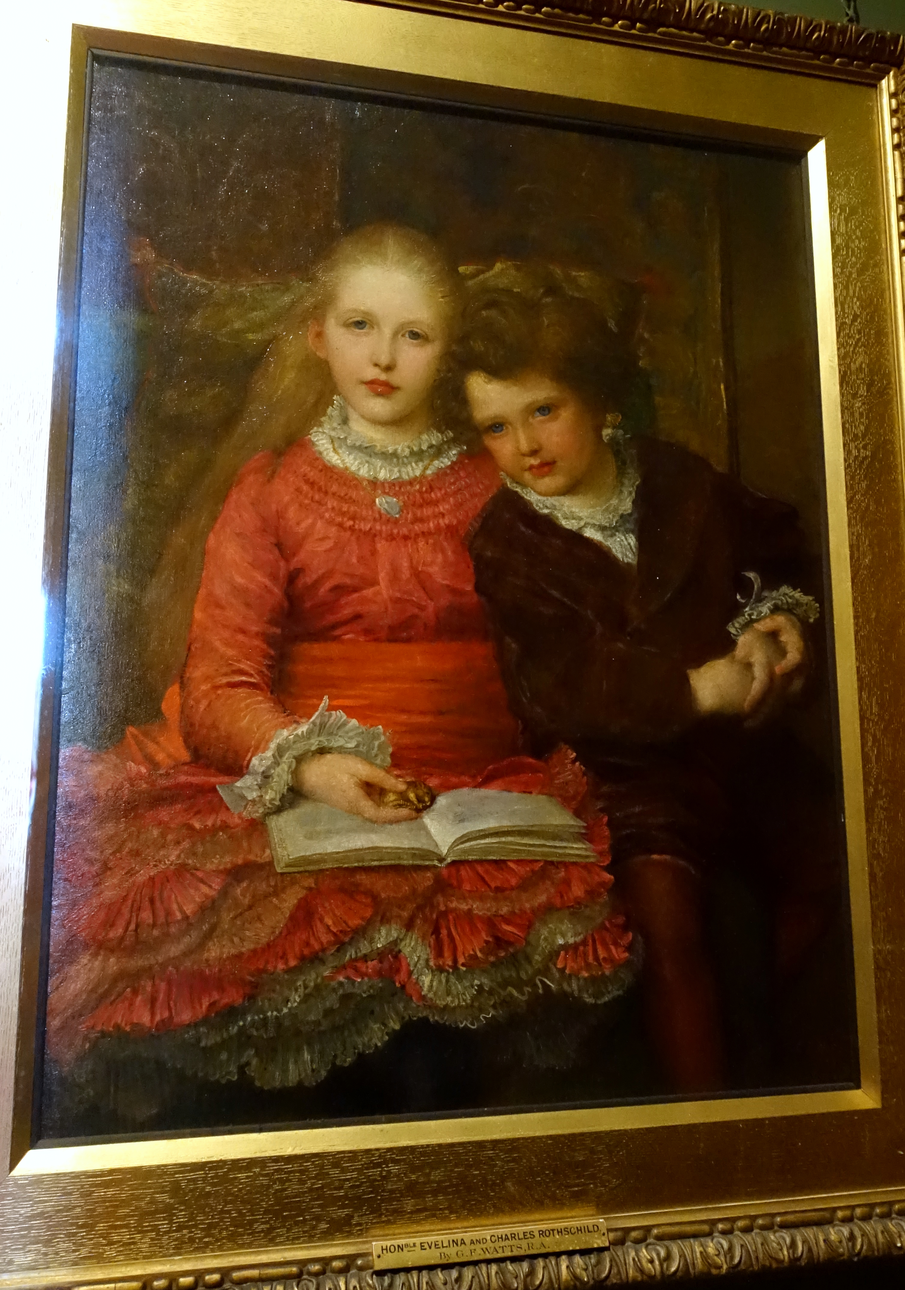 3015x4298 Filehonble. Evelina And Charles Rothschild, By G. F. Watts - Rothschild Painting