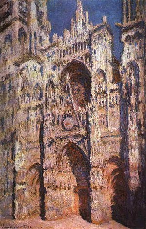 300x469 Rouen Cathedral (Monet Series) - Rouen Cathedral Painting