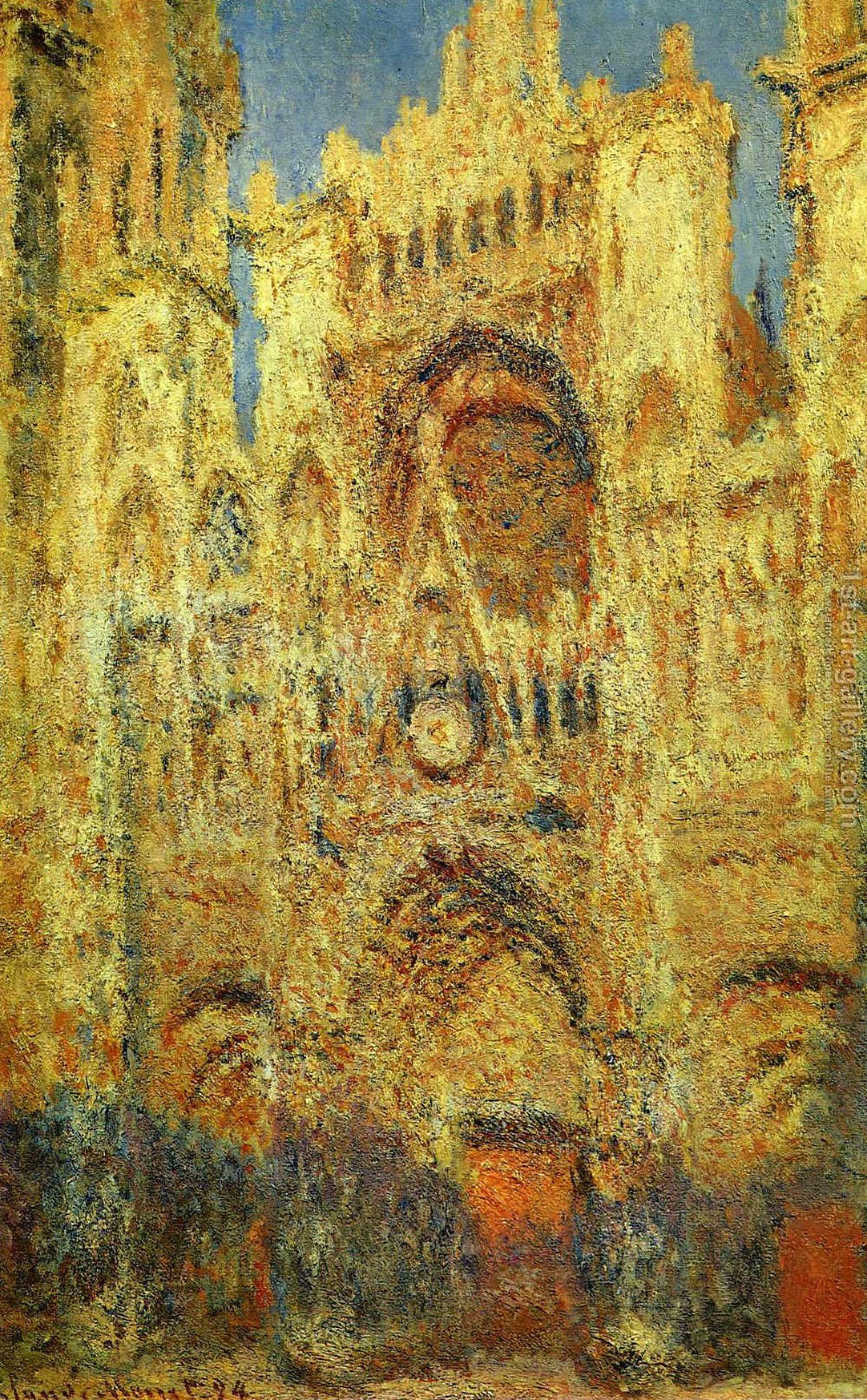 1000x1615 Rouen Cathedral - Rouen Cathedral Painting