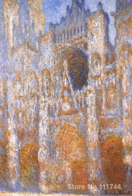 432x640 Online Art Gallery Rouen Cathedral The Portal - Rouen Cathedral Painting