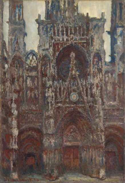 Rouen Cathedral Painting at PaintingValley.com | Explore collection of ...