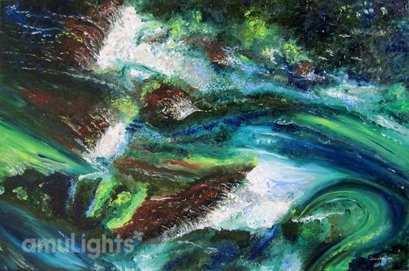 580x384 Rough Waters Painting Amulights - Rough Painting