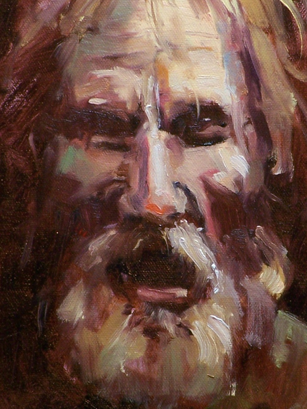 987x1314 Light Dark Patterns Eldon Warren - Rough Painting