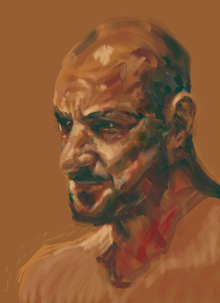 762x1048 Idled Hands Digital Painting And Musings On My Art Professor - Rough Painting