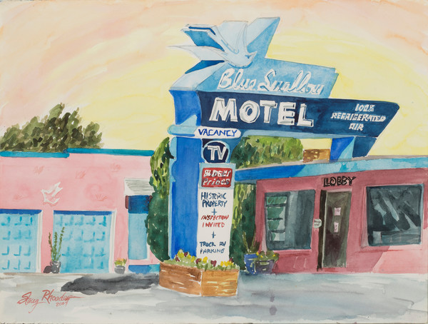 600x454 Route 66 - Route 66 Painting