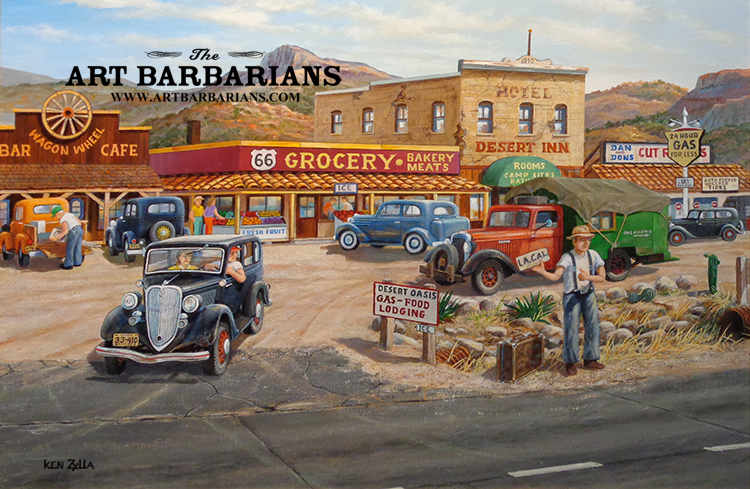750x489 Wildlife Art Prints Plus Original Paintings With A Wide Selection - Route 66 Painting