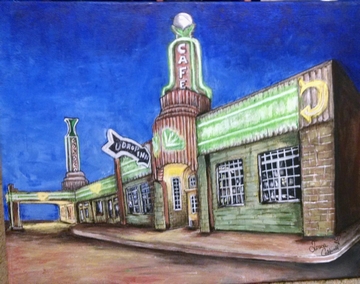 360x284 Painting Route 66 Artist - Route 66 Painting