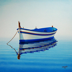 300x300 Row Boat Paintings Fine Art America - Row Boat Painting