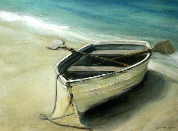 600x444 Row Boat Painting - Rowboat Painting