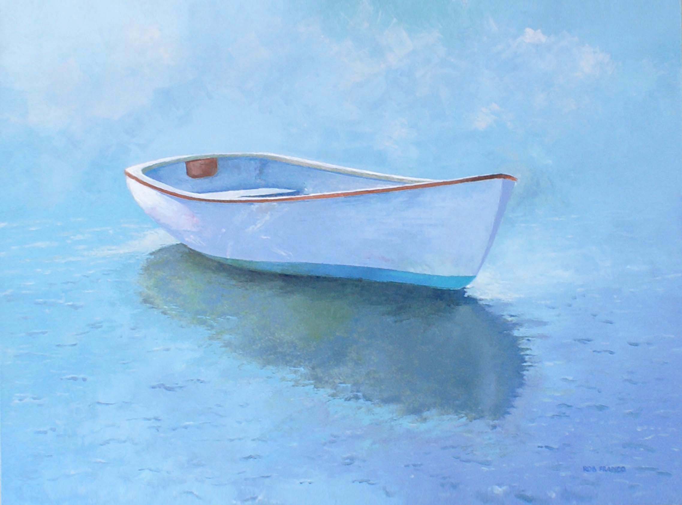 2275x1683 Boat Paintings By Rob Franco Planet Earth - Rowboat Painting