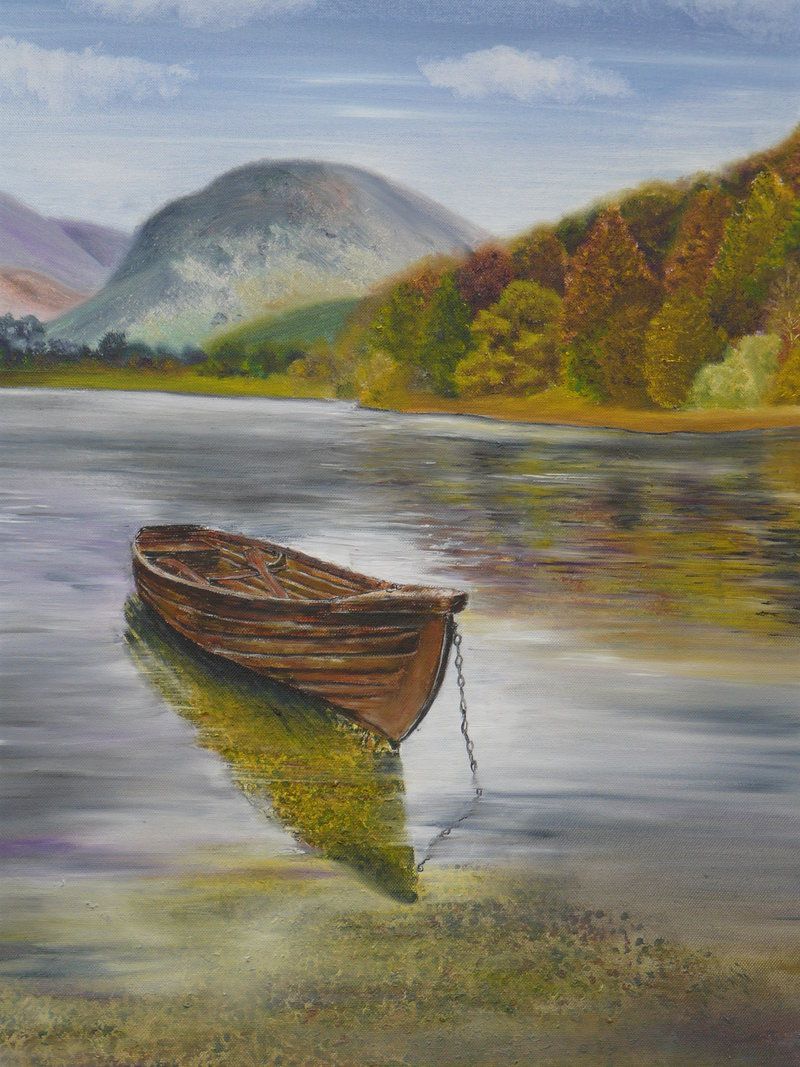 800x1067 The Rowing Boat By On @ - Rowing Boat Painting