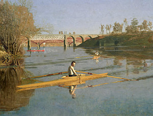 300x227 Rowing Paintings Fine Art America - Rowing Painting