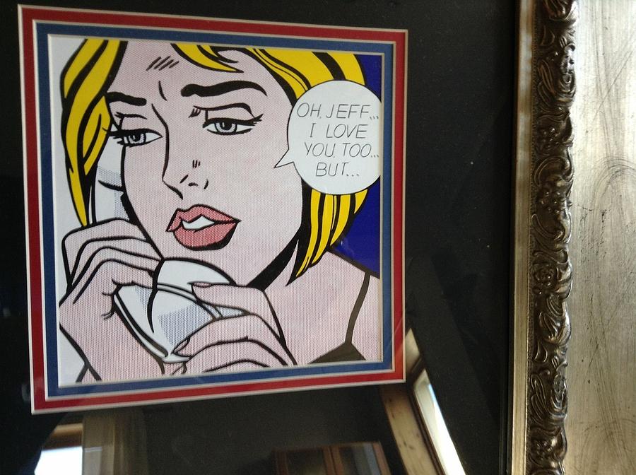 900x672 Oh Jeff I Love You Too But Painting By Roy Lichtenstein - Roy Lichtenstein Painting