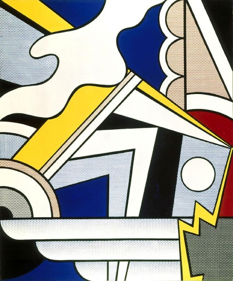 480x580 Roy Lichtenstein - Roy Lichtenstein Painting